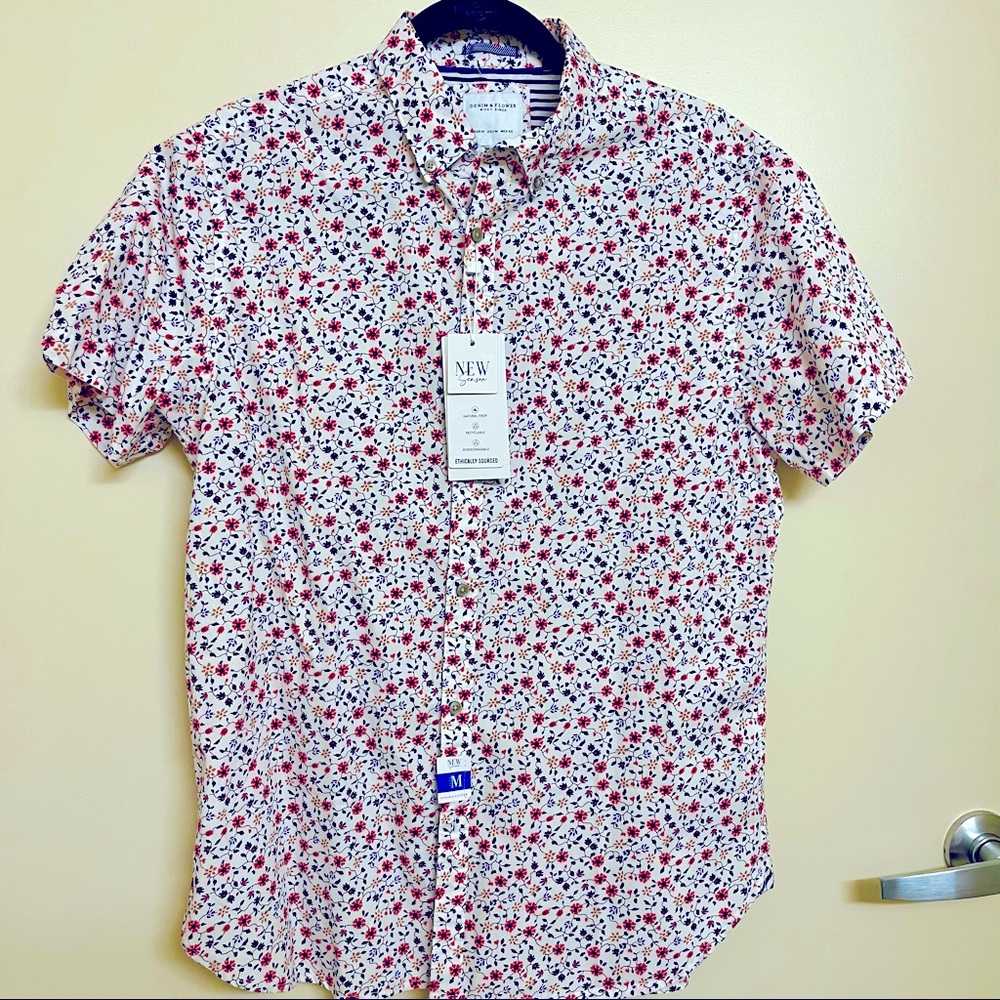 Floral Button Down by Denim & Flower